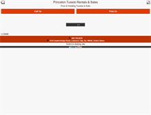 Tablet Screenshot of princetontuxedo.com